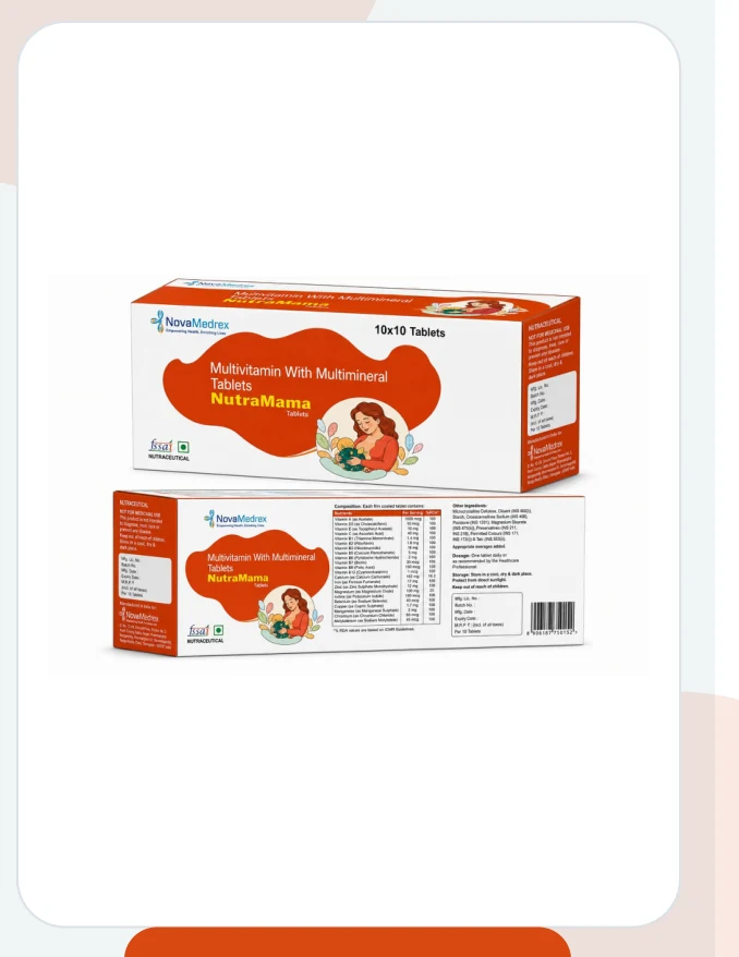 NUTRAMAMA Tablet official Novamedrex product pack